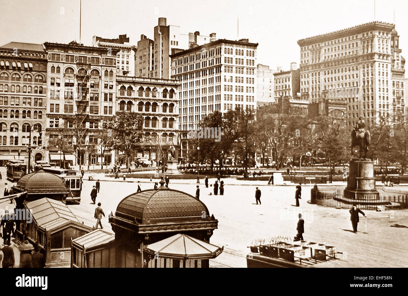 Union Square New York probably early 1900s Stock Photo Alamy