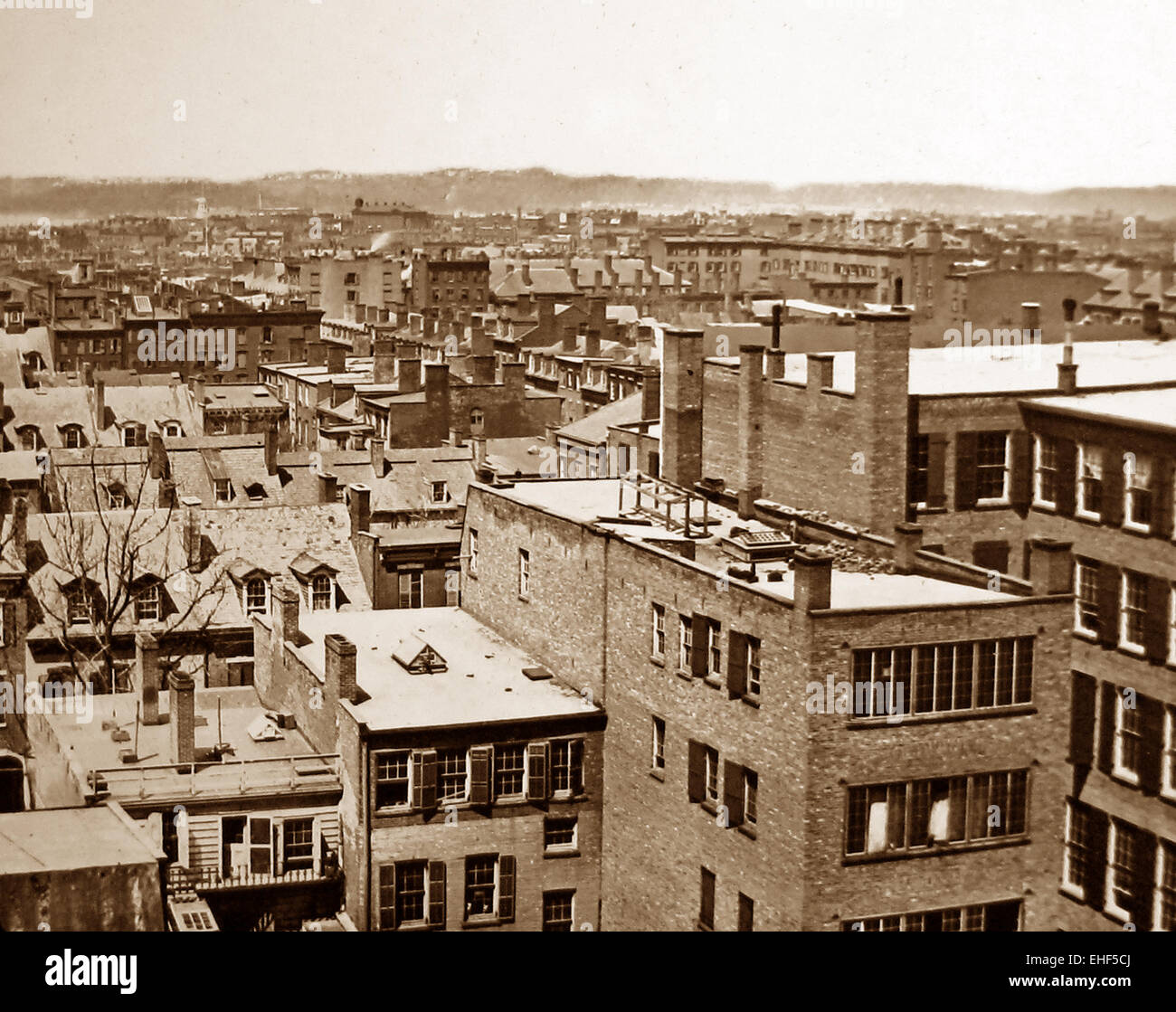 New york panorama vintage hi-res stock photography and images - Alamy