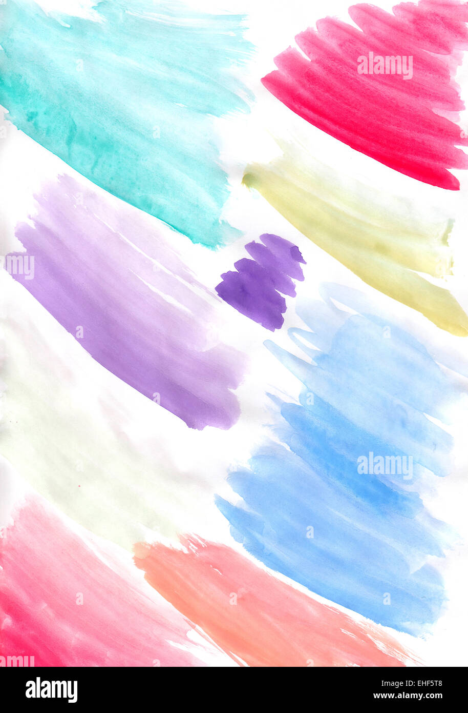 Colors painted background Stock Photo