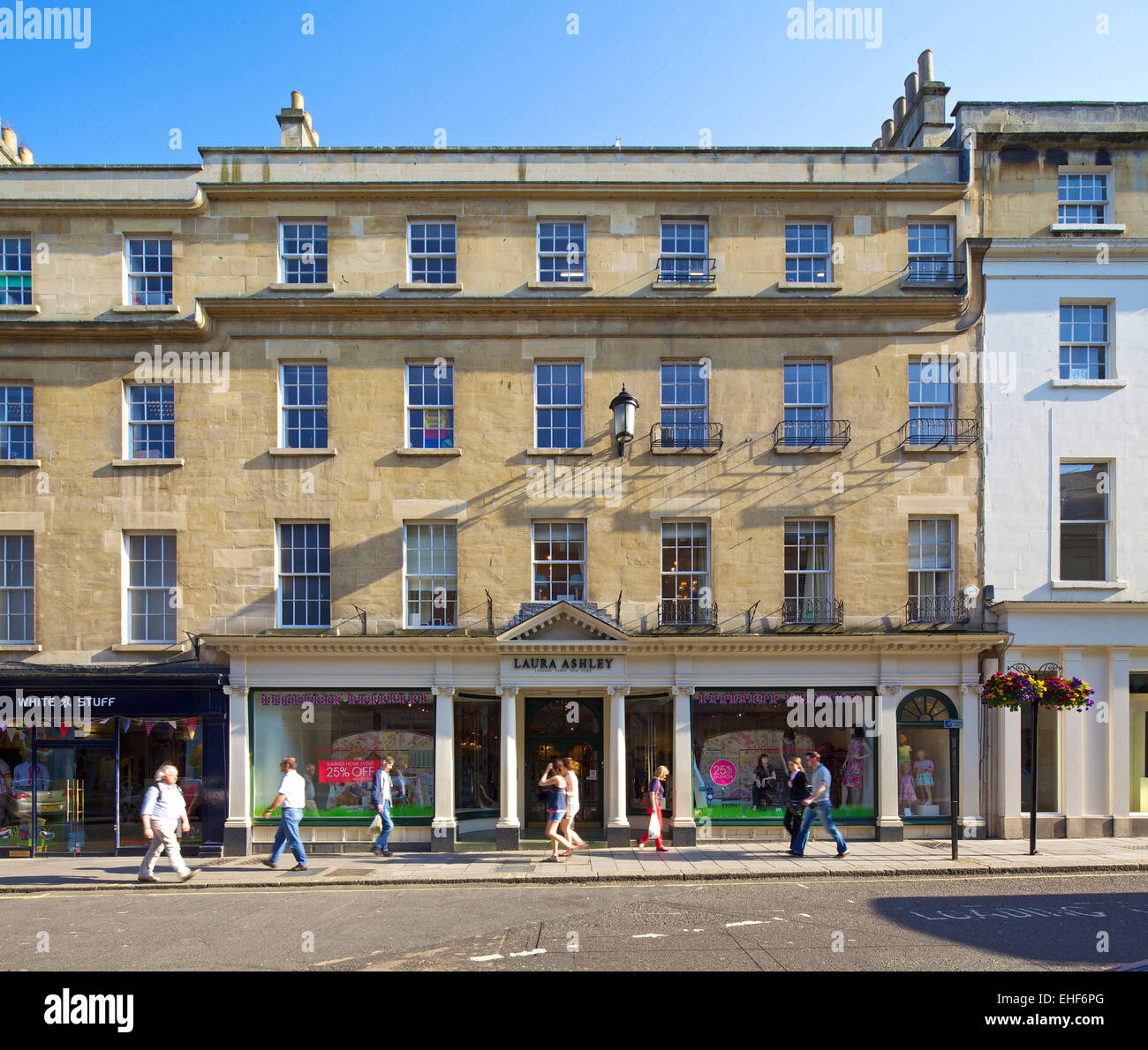 Laura Ashley shop at 89 New Bond Street, Bath, Somerset Stock Photo