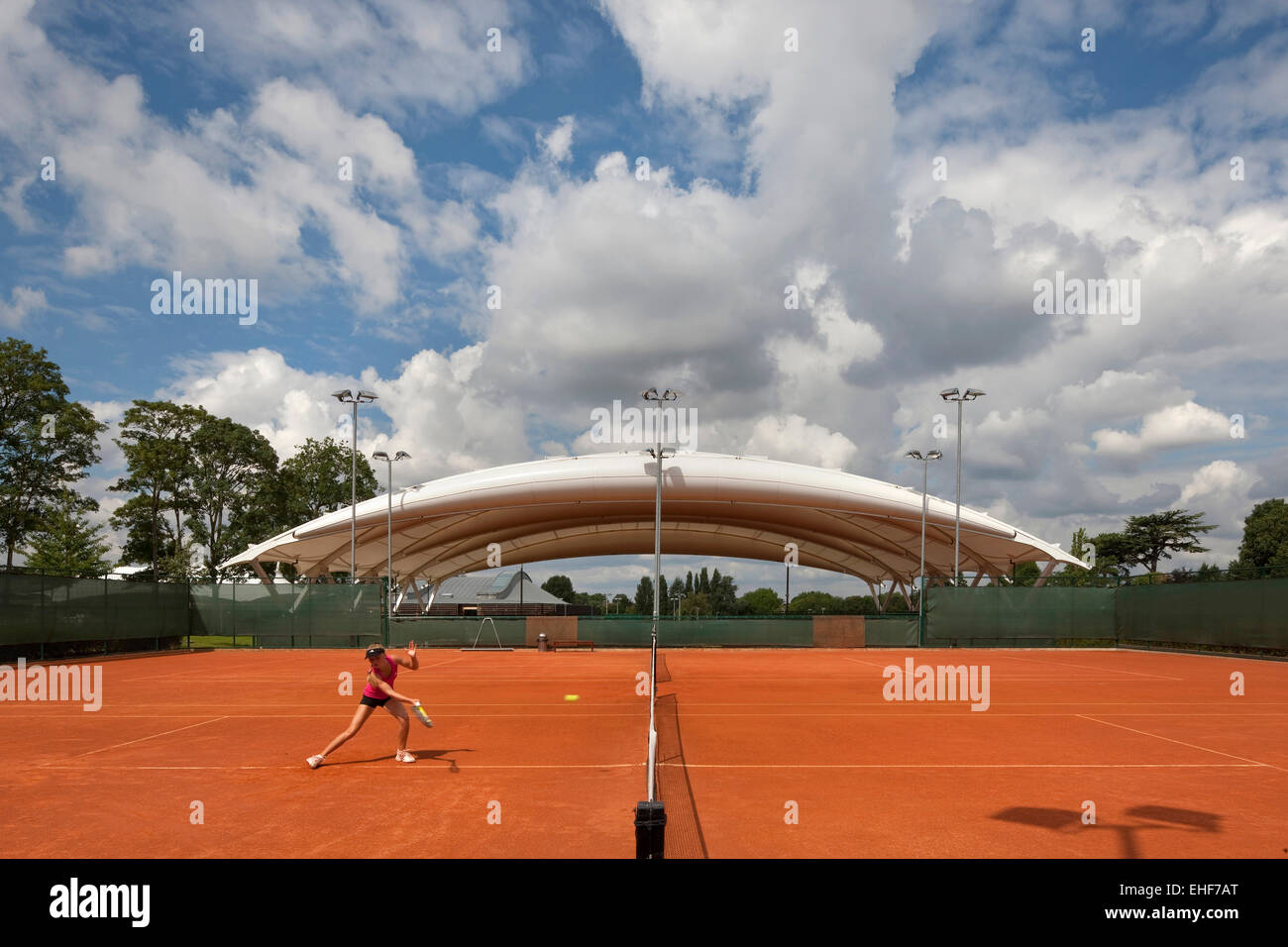 Tennis courts at National Tennis Centre, Roehampton, London Stock Photo -  Alamy