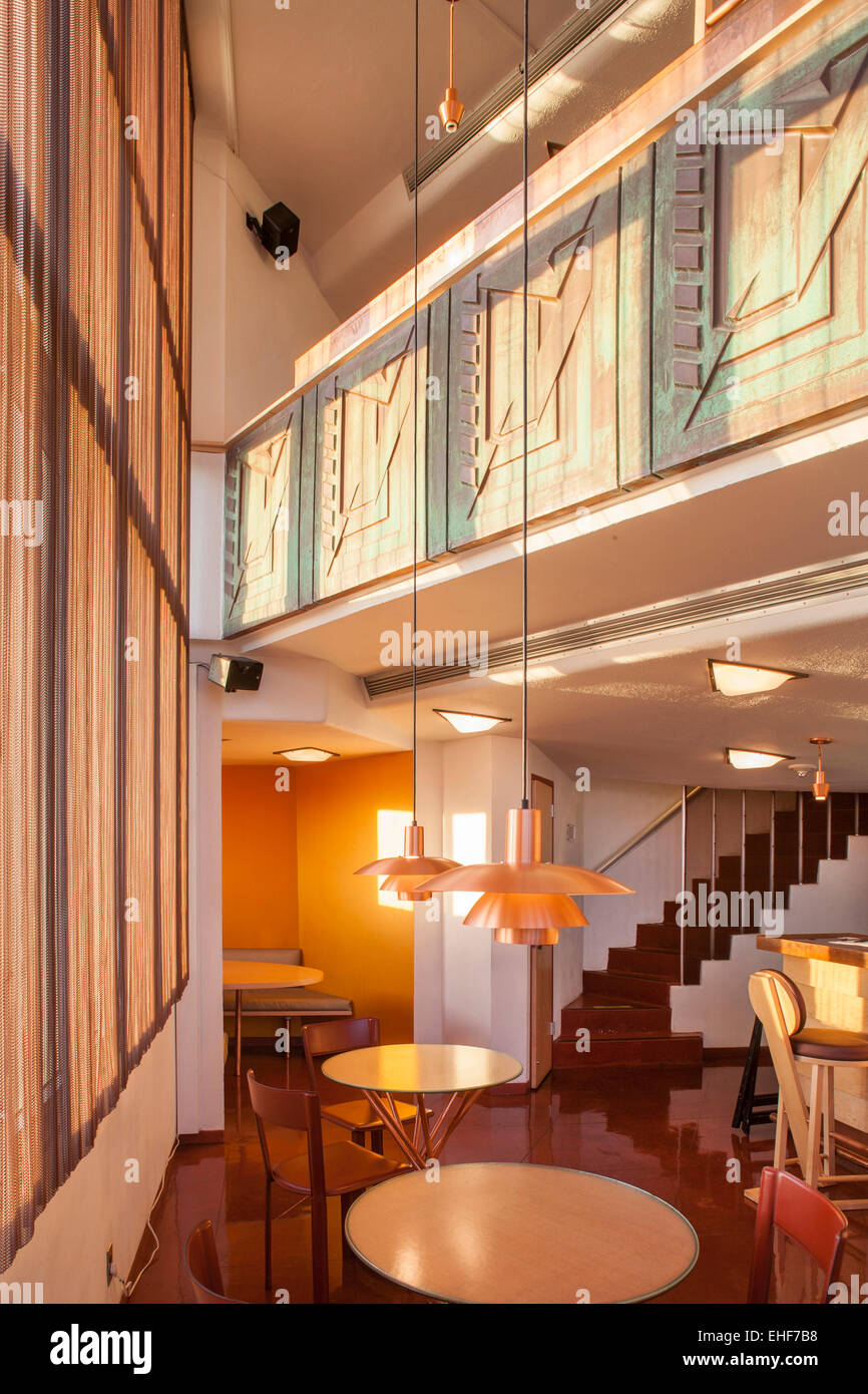 Interior of Price Tower, Bartlesville, Oklahoma Stock Photo Alamy