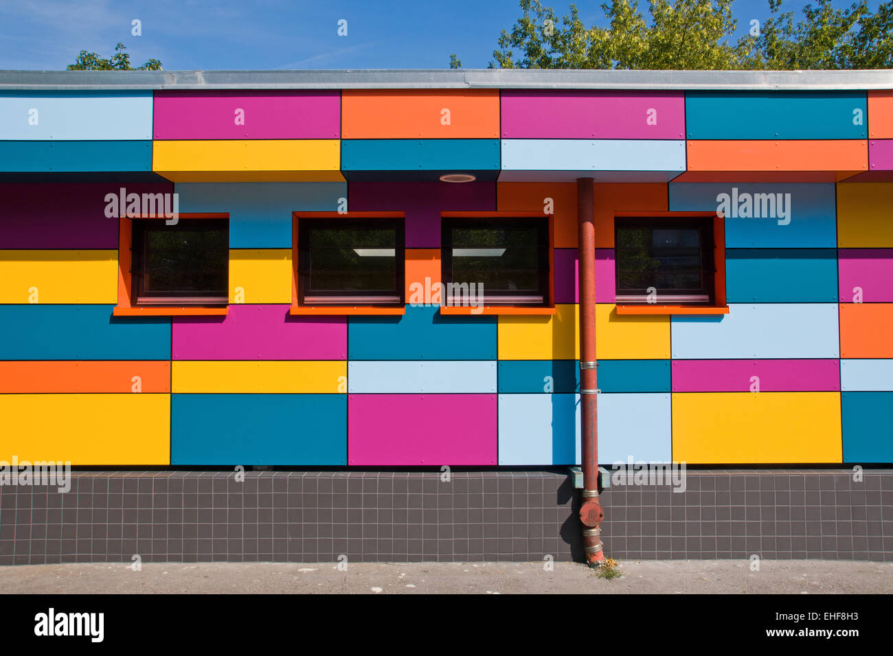 Small colourful building Stock Photo - Alamy