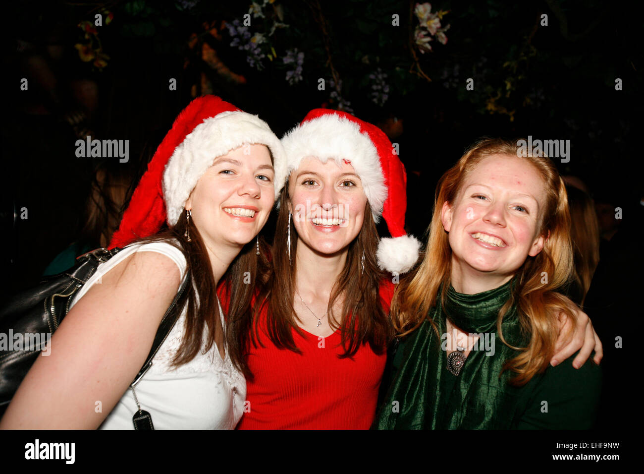 Christmas party at The Rainforest Cafe London Stock Photo - Alamy