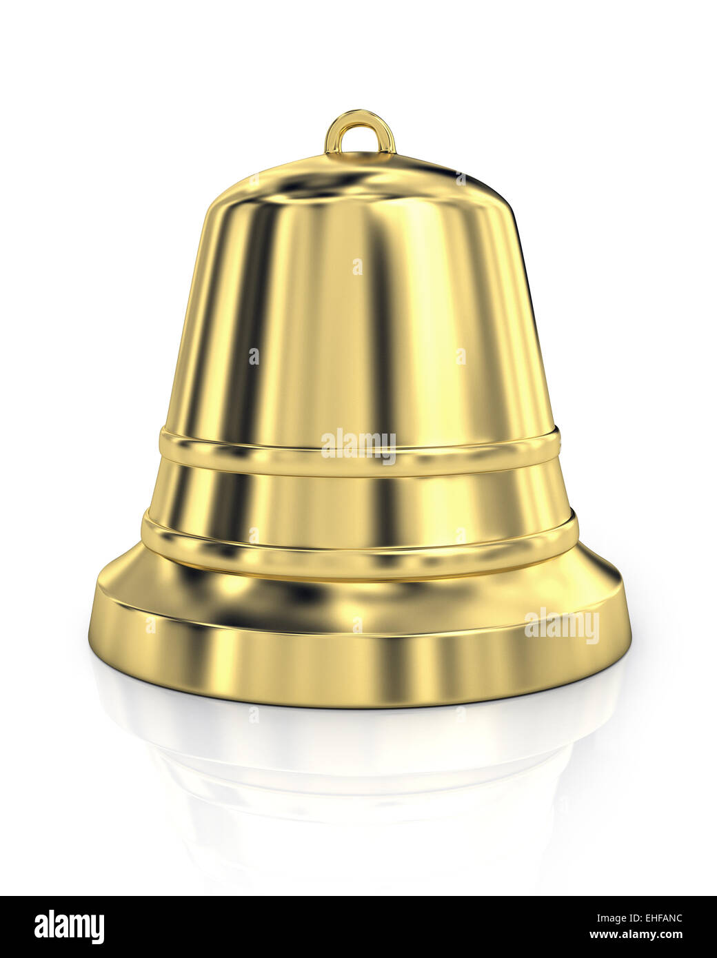 Shiny golden bell Stock Photo Alamy