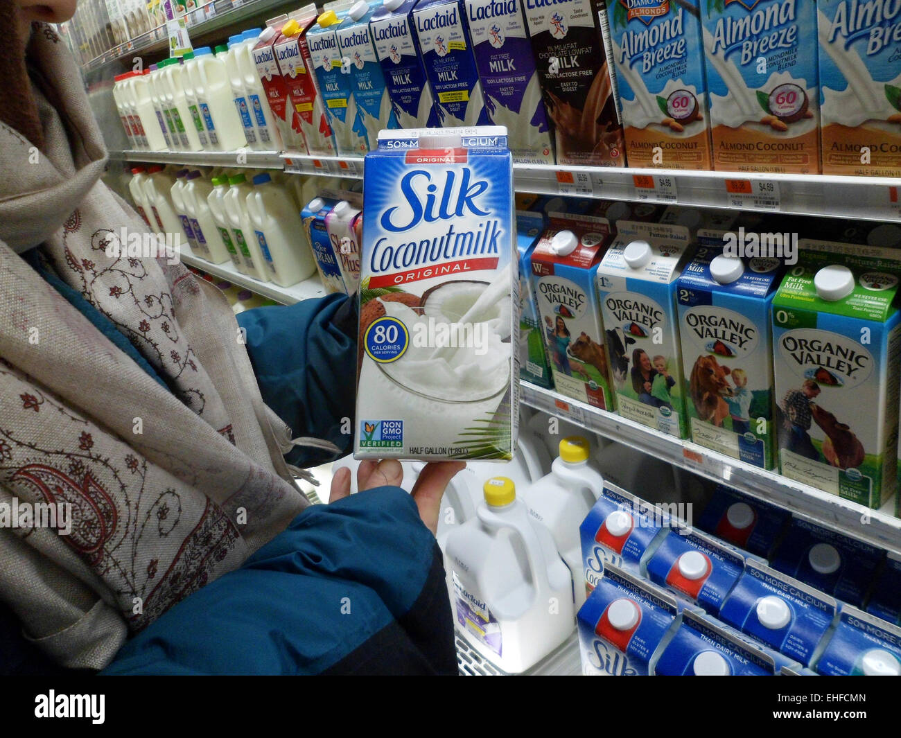 Cartons milk in supermarket hires stock photography and images Alamy