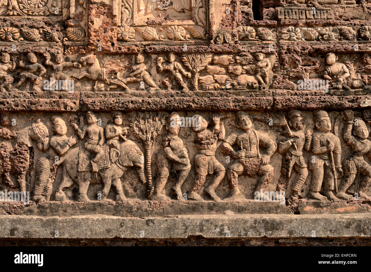Temple Terracotta of WestBengal, India Stock Photo Alamy
