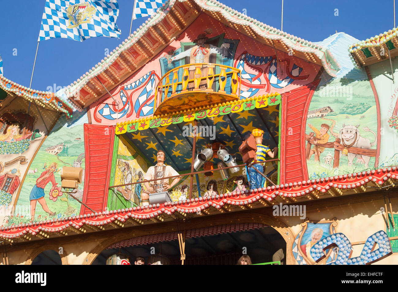Winter Wonderland Christmas fair Hyde Park London Stock Photo Alamy