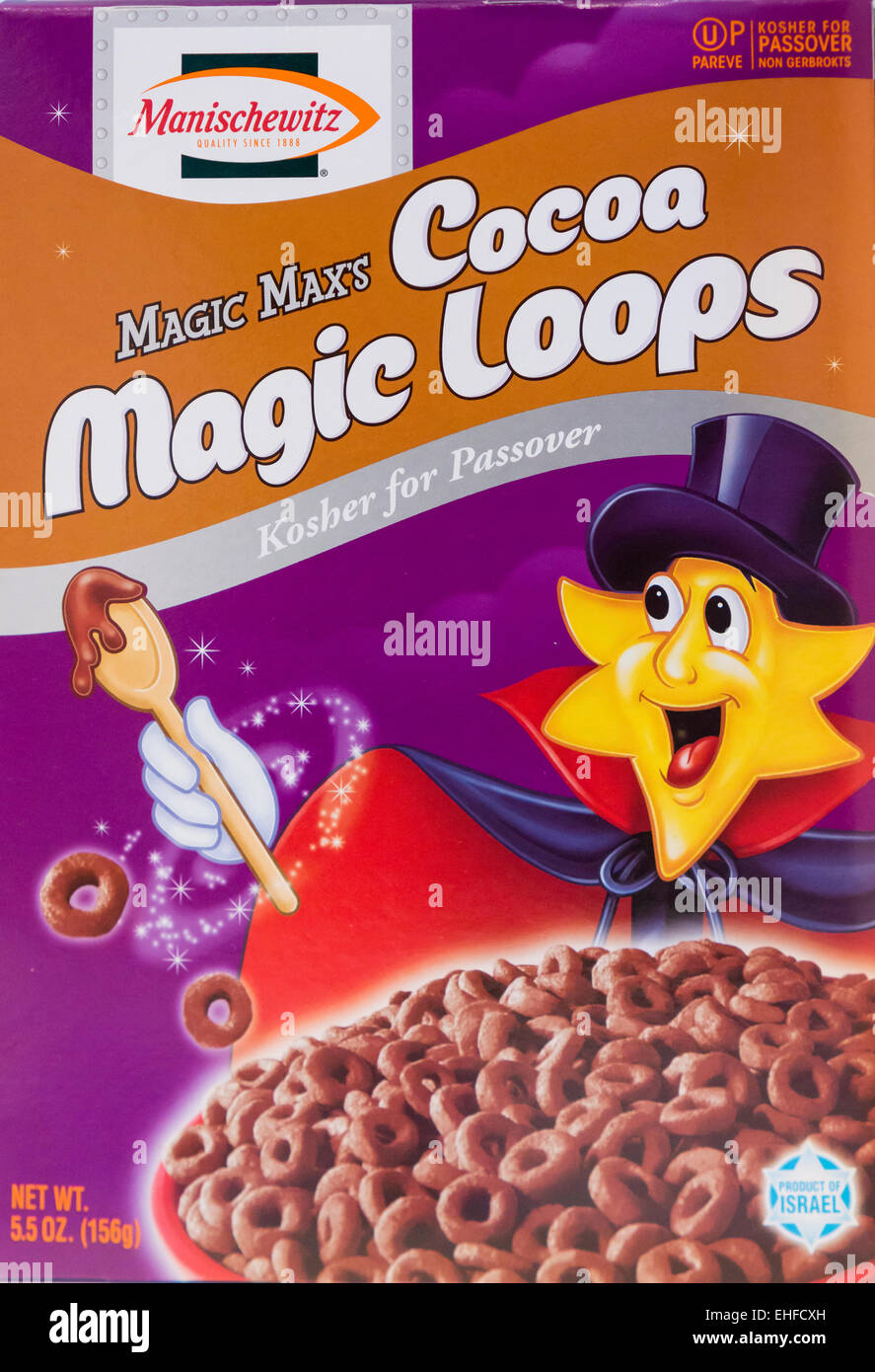 Manischewitz brand breakfast cereal in Chelsea Market in New York at the "Manischewitz
