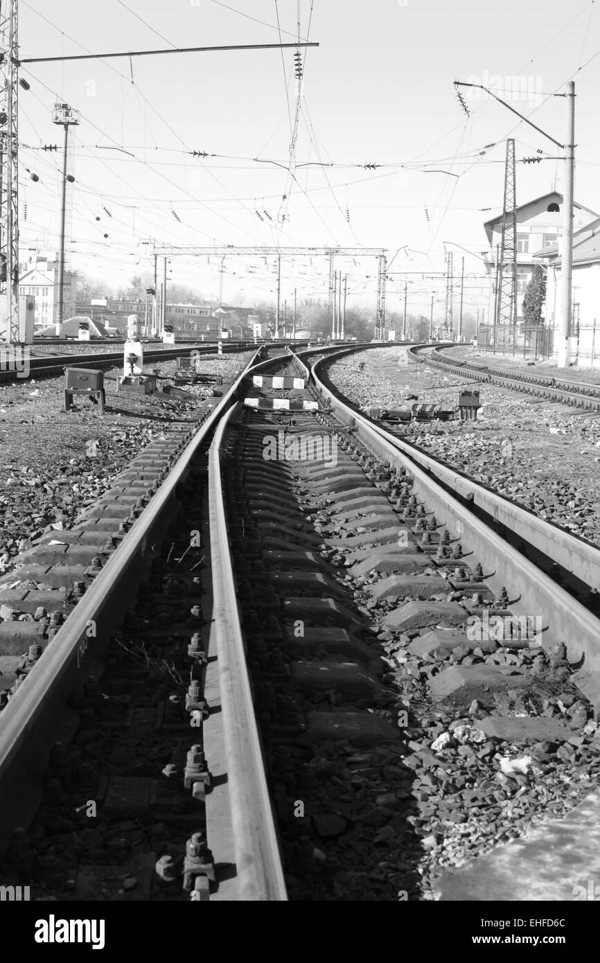 An image of Train Rail Stock Photo