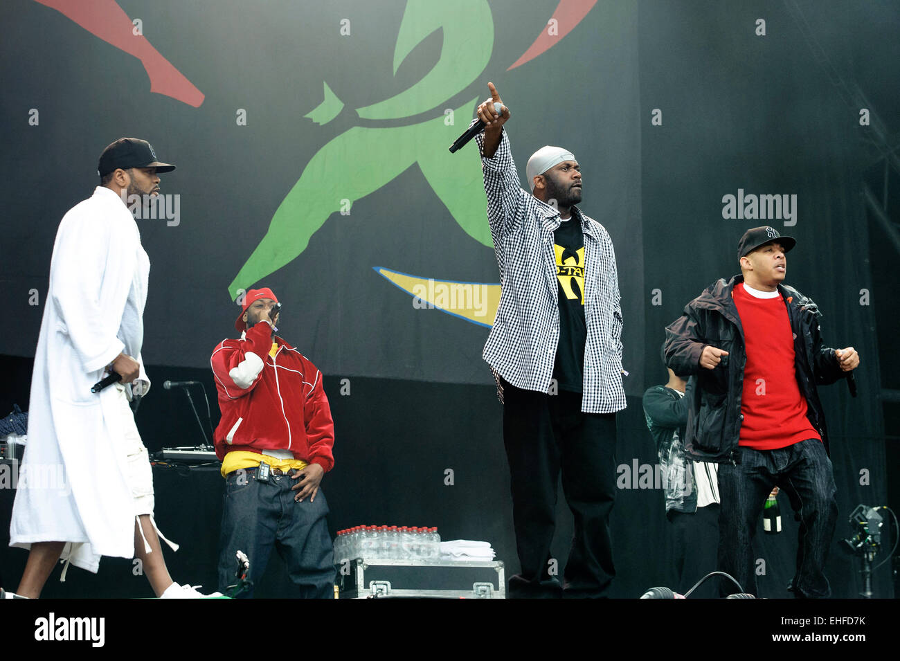 WuTang Clan featuring Method Man Ghostface Masta Killa and UGod live on the Pyramid stage at