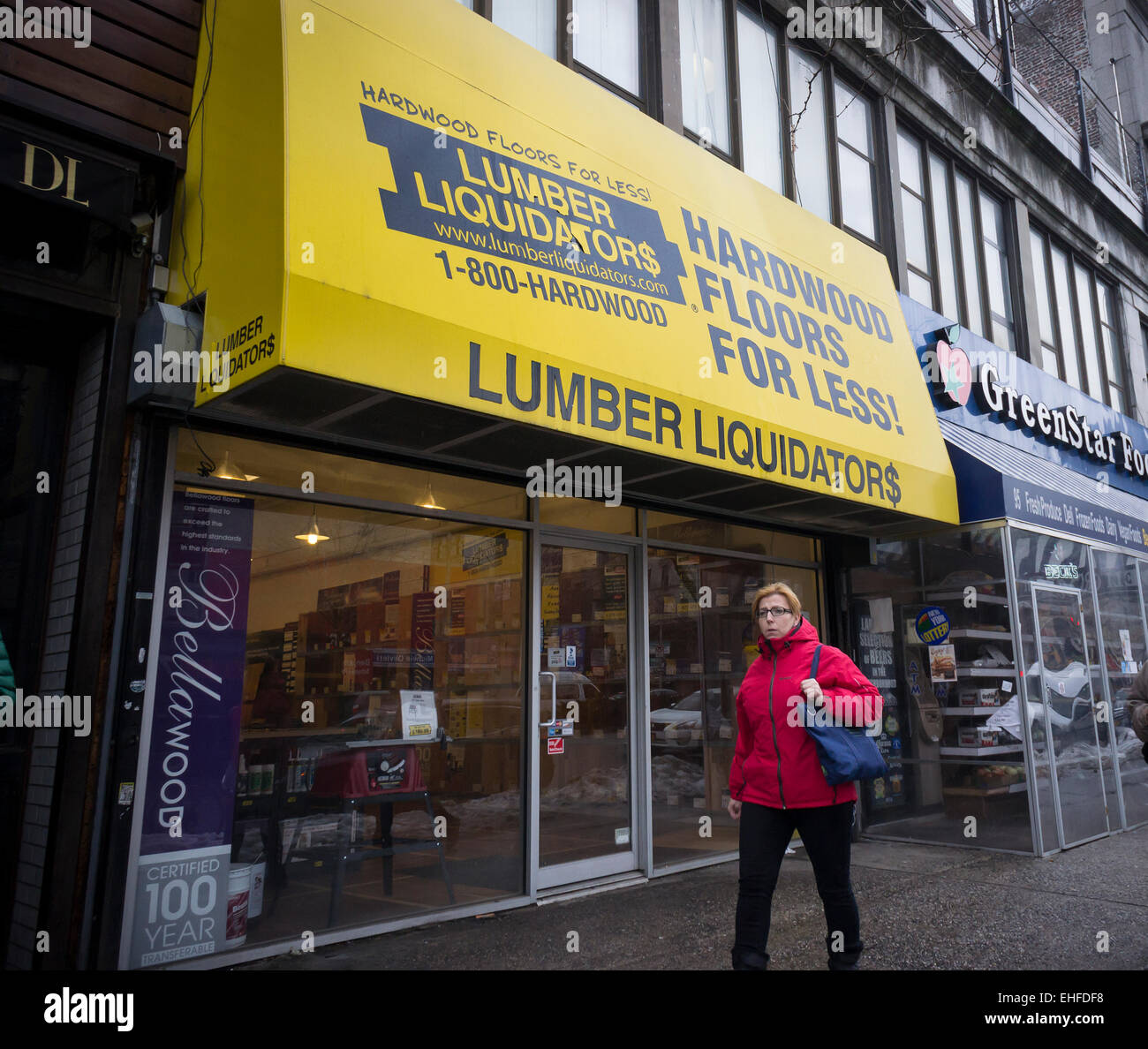 A Lumber Liquidators showroom store in New York on Wednesday, March 4