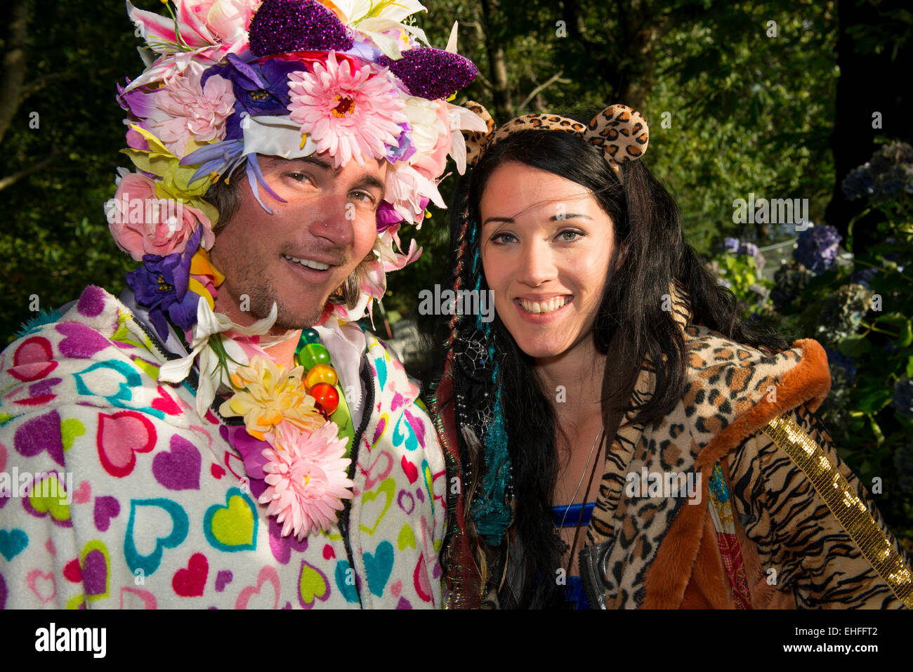 Festival Number 6 in Portmeirion Wales September 2013. Stock Photo