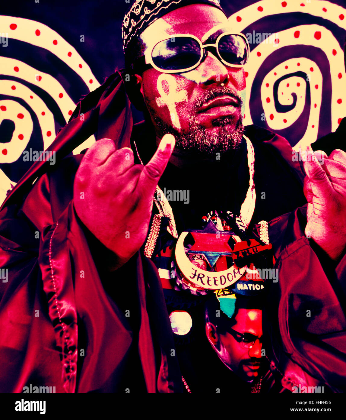 Portrait of Afrika Bambaataa Stock Photo Alamy