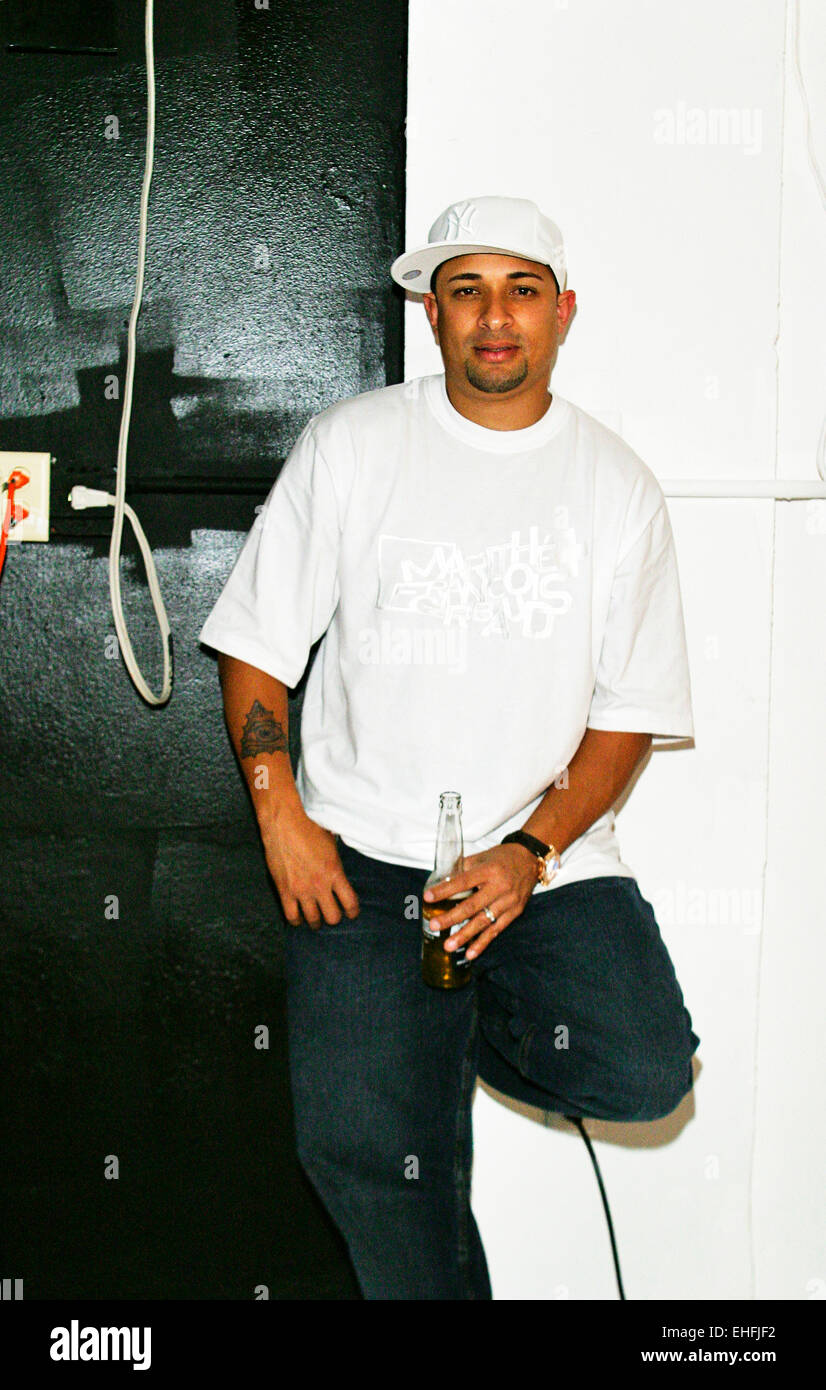 Portrait of DJ Nelson in Puerto Rico. Stock Photo