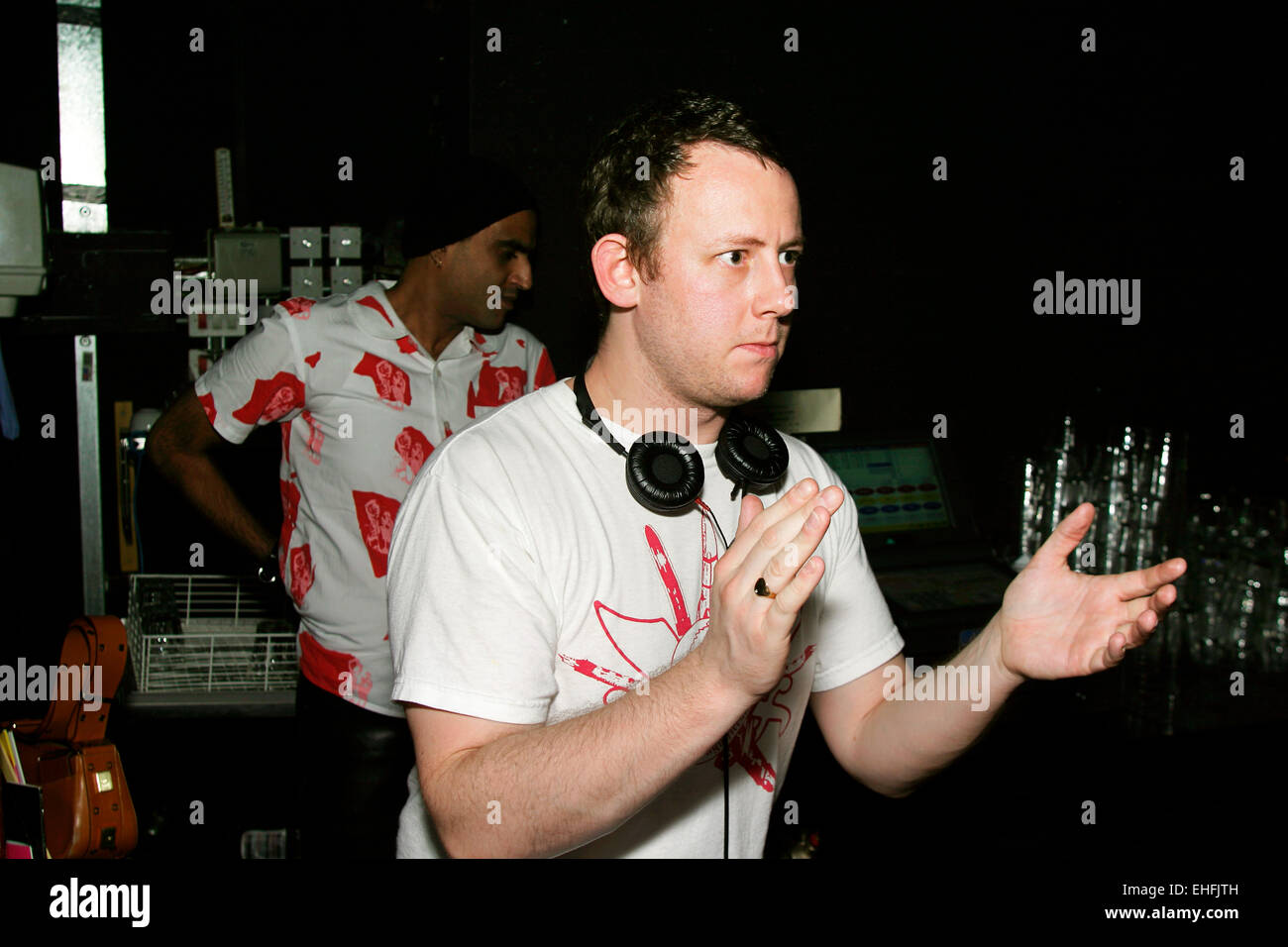 Dobbsy from Human Zoo DJing at Golf Sale at The Lux Bar London. Stock Photo