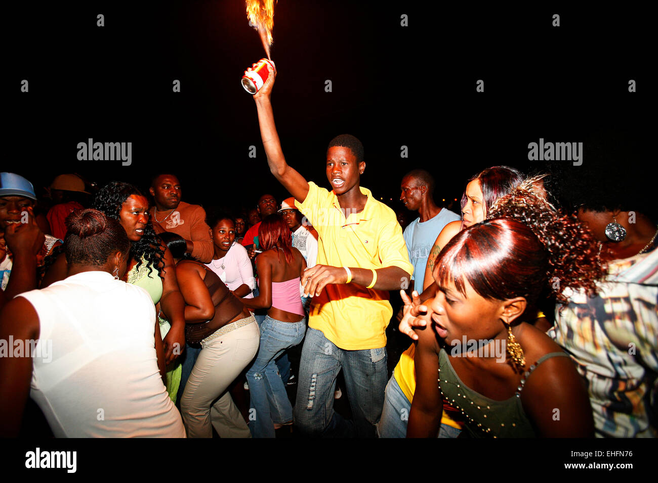 Passa Passa street party in Kingston Jamaica Stock Photo Alamy
