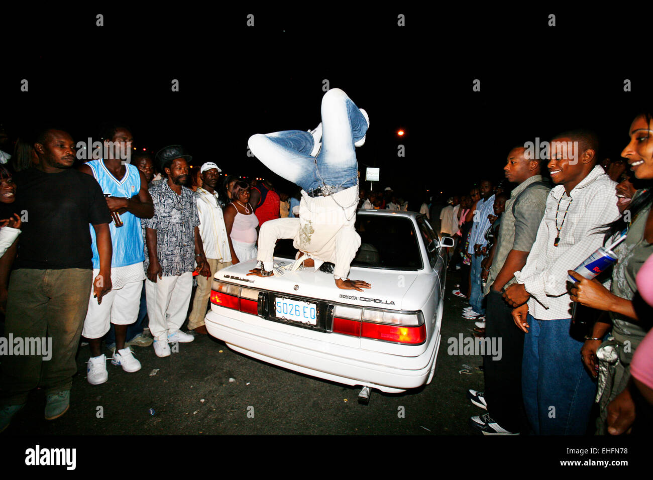 Passa Passa street party in Kingston Jamaica Stock Photo Alamy