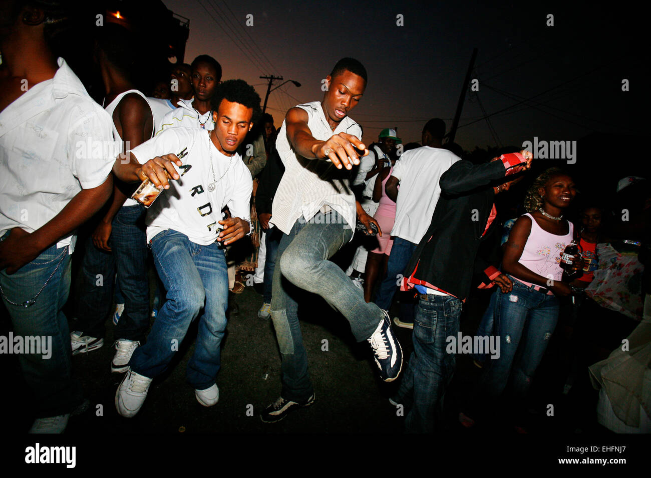 Passa Passa street party in Kingston Jamaica Stock Photo Alamy