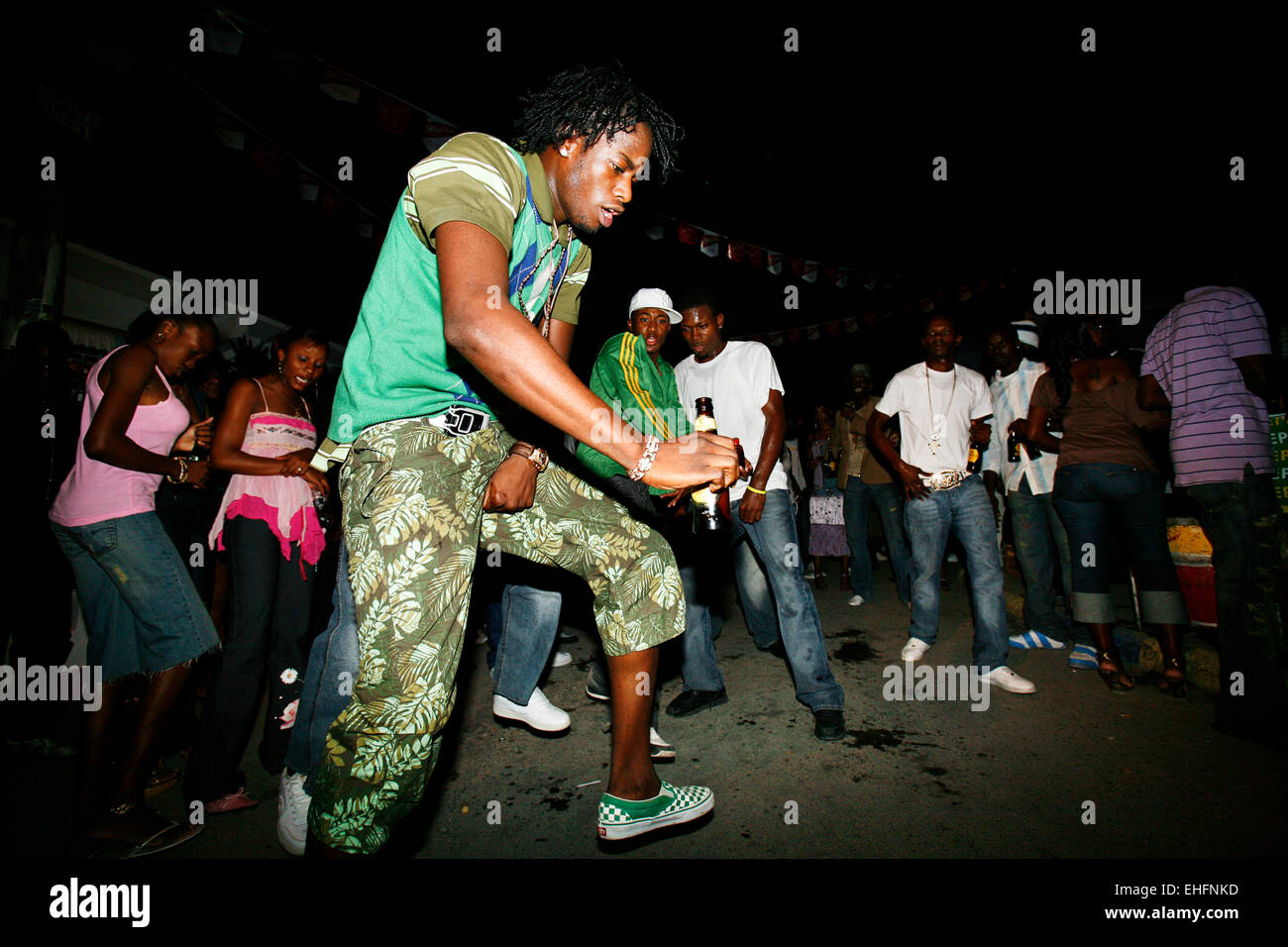 Gabba Sundays at Ravers Clavers Park Nannyville Kingston Jamaica. Stock Photo
