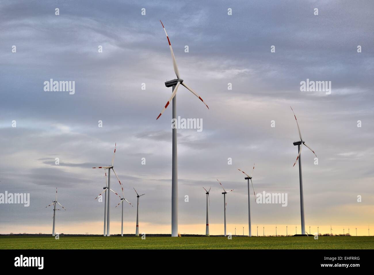Wind Park Stock Photo