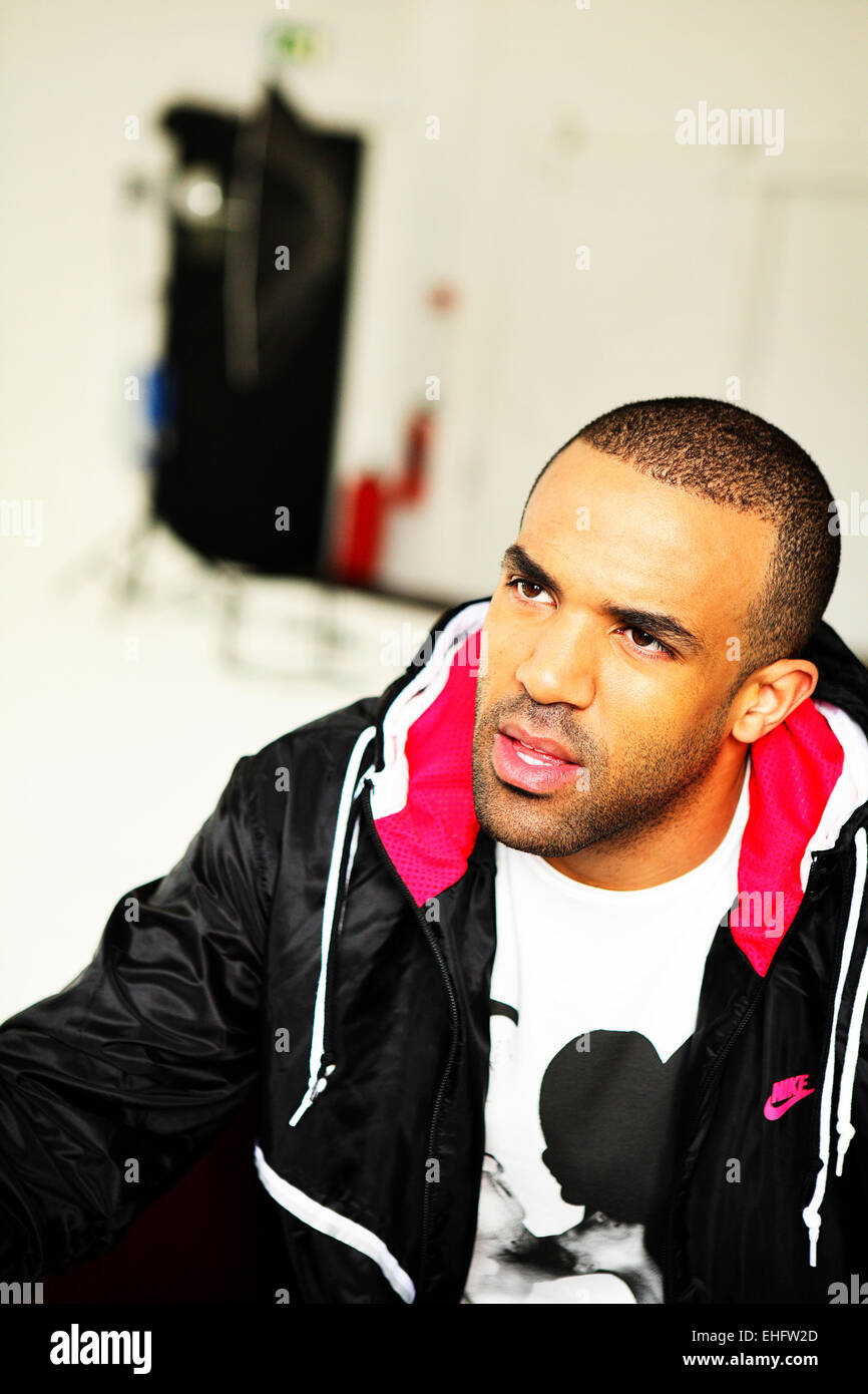 Portrait of Craig David at Spring Studios London. Stock Photo