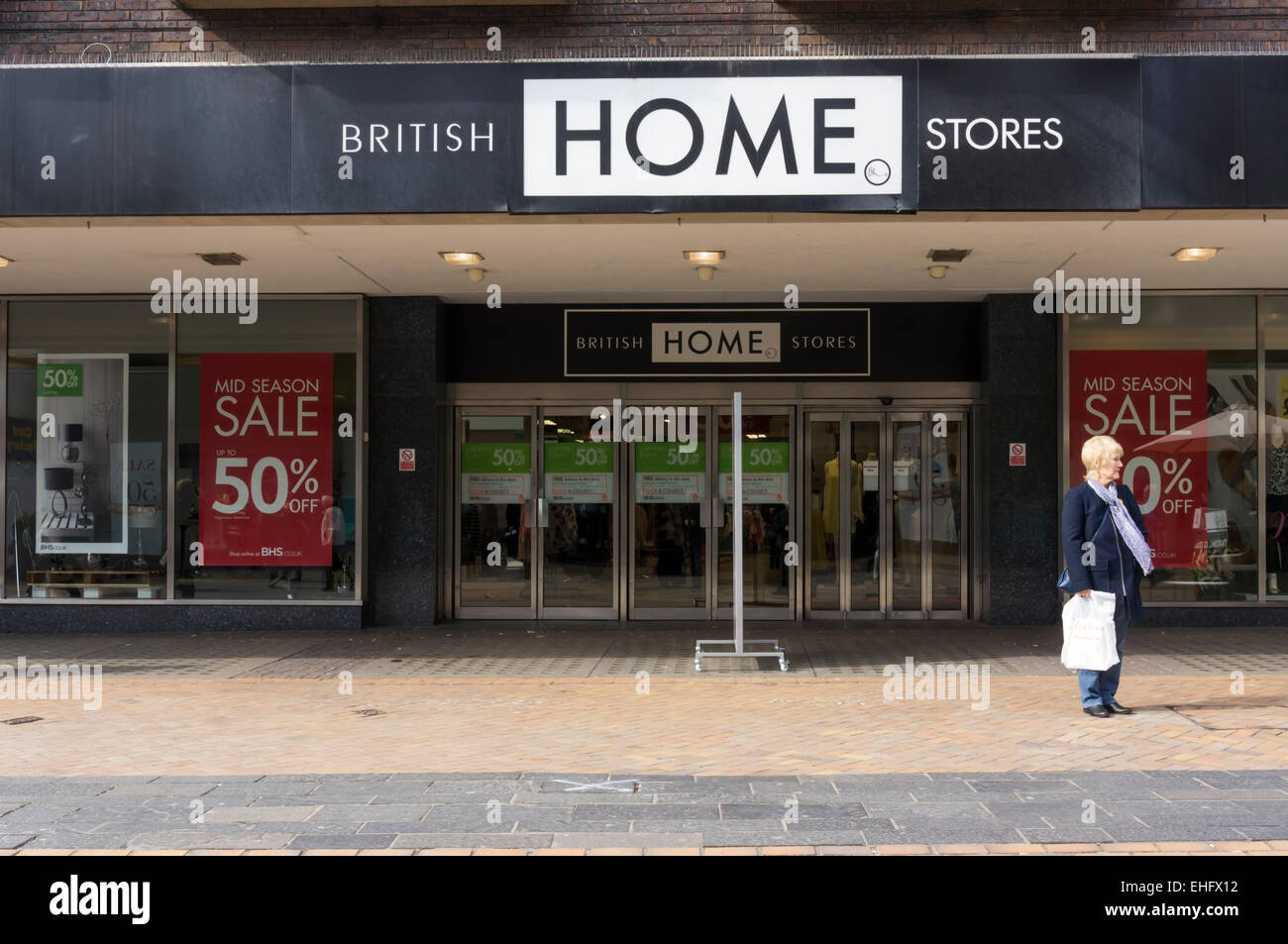 A branch of British Home Stores, or BHS, in Bromley High Street, South London. Stock Photo