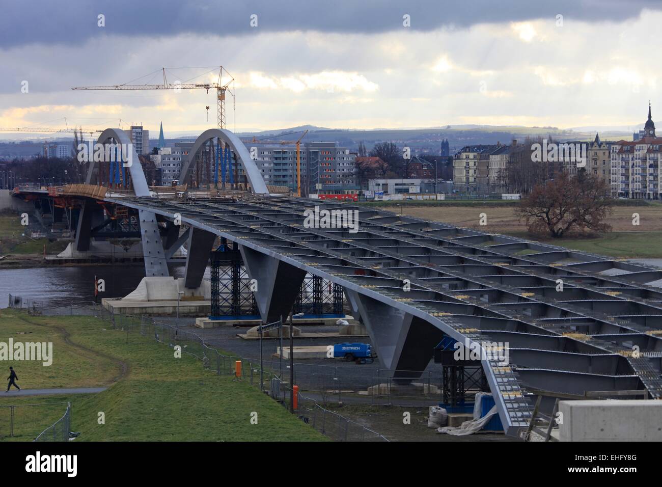 DRESDEN - WALDSCHLOESSCHEN BRIDGE Stock Photo - Alamy