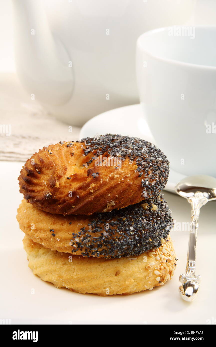 Biscuits for tea Stock Photo Alamy
