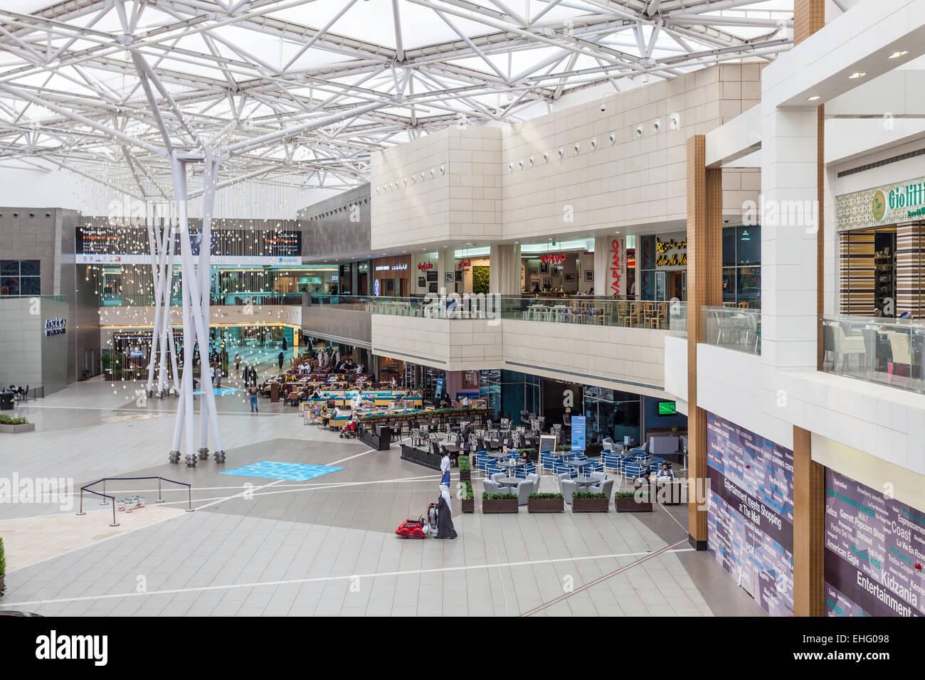 Interior of The Avenues Mall in Kuwait Stock Photo Alamy