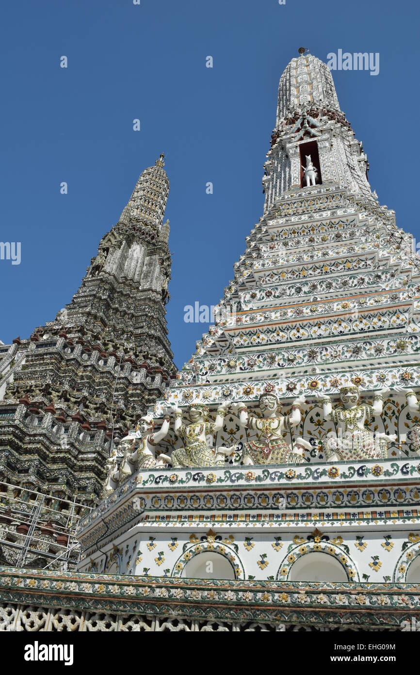 Wat Arun temple in Bangkok Thailand Stock Photo