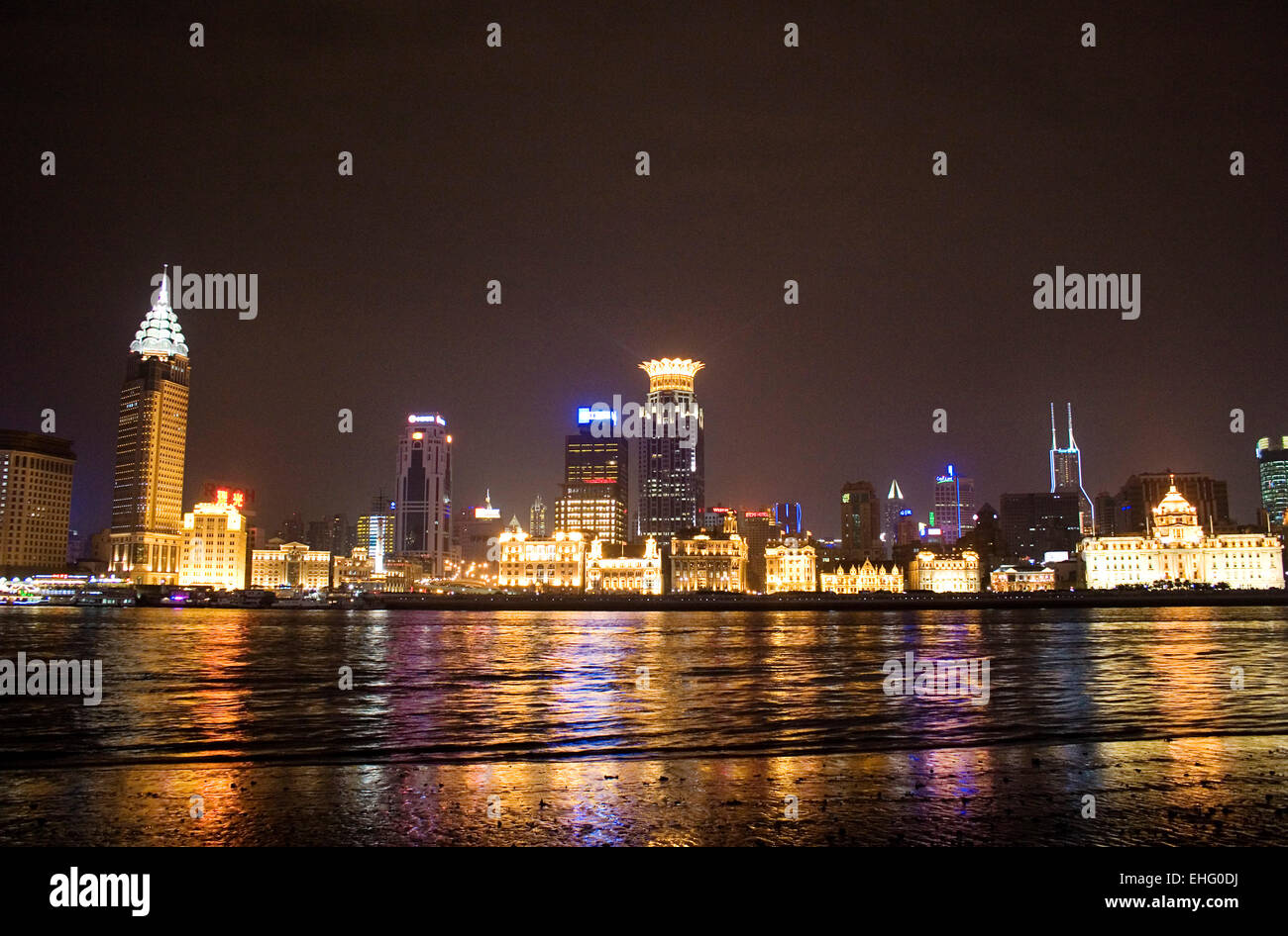 Pudong towers from the bund hi-res stock photography and images - Alamy