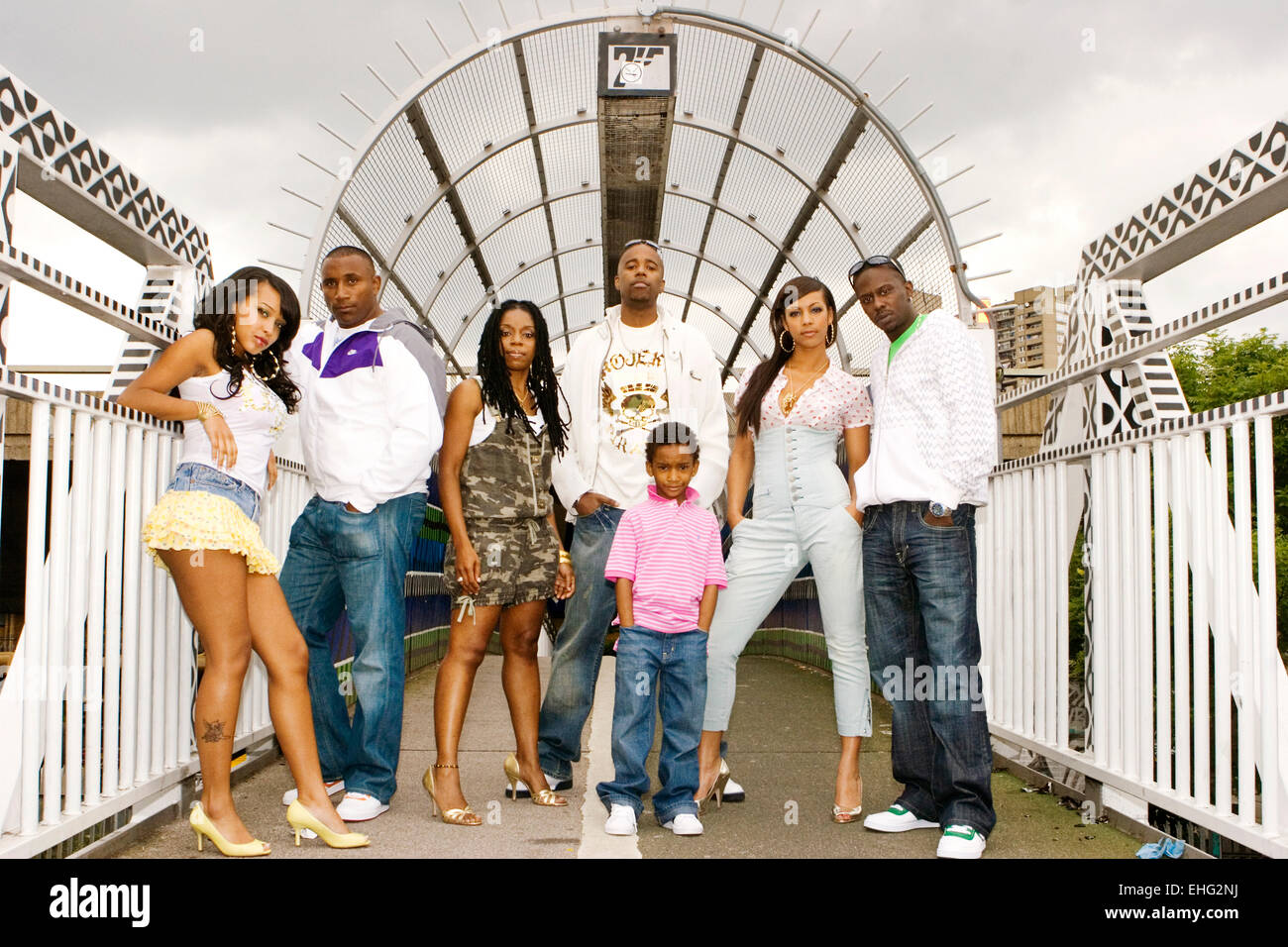 Portrait of the Rampage Crew London Stock Photo - Alamy