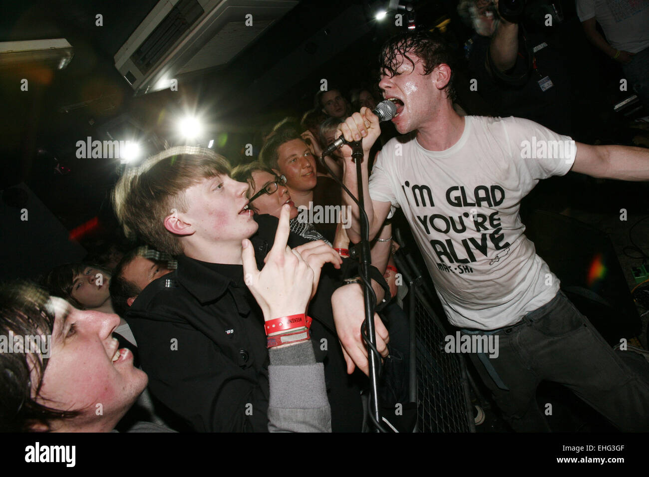Johnny Foreigner perform at The Great Escape 2008 Stock Photo Alamy
