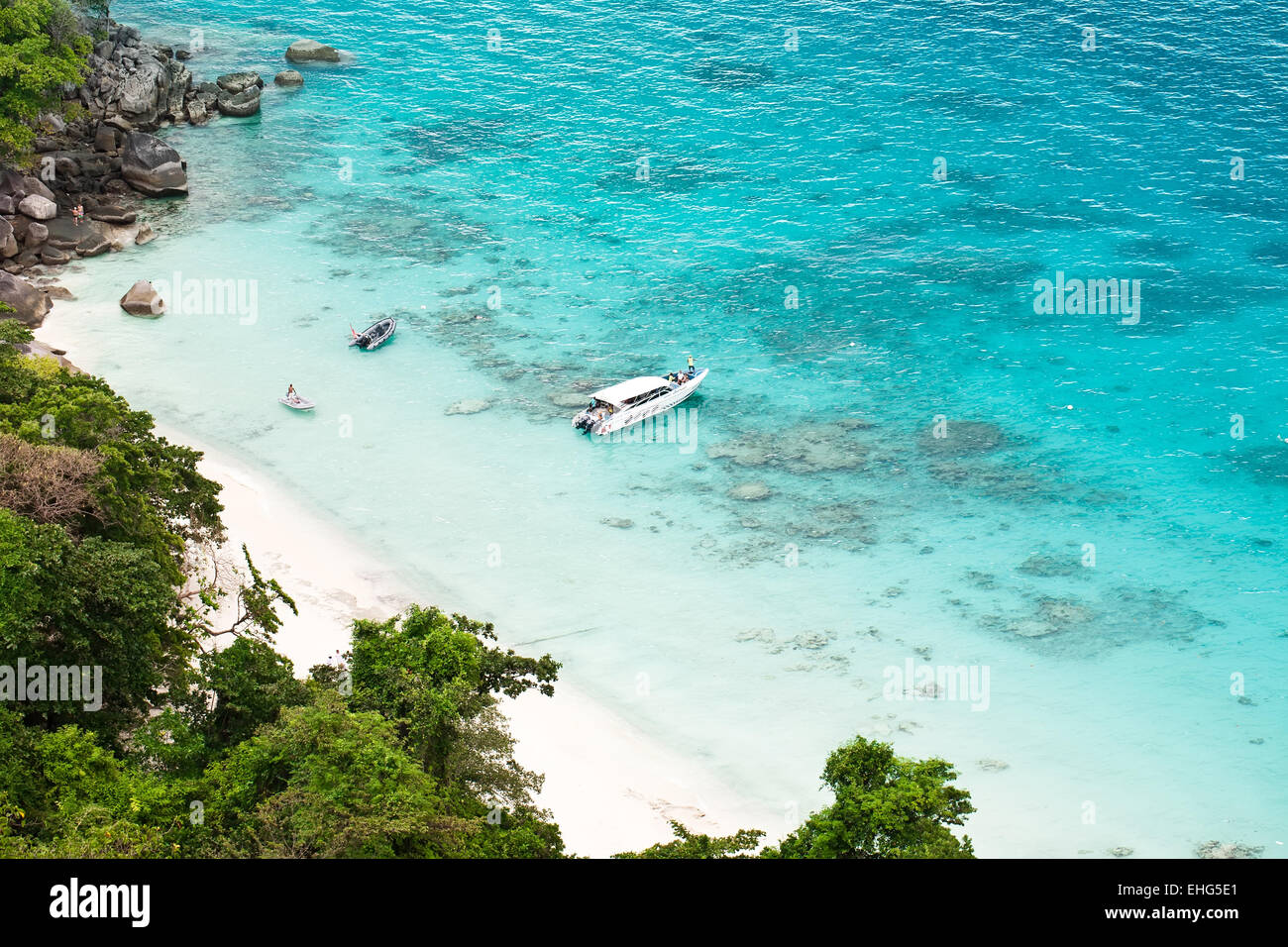 Similan islands bay Stock Photo