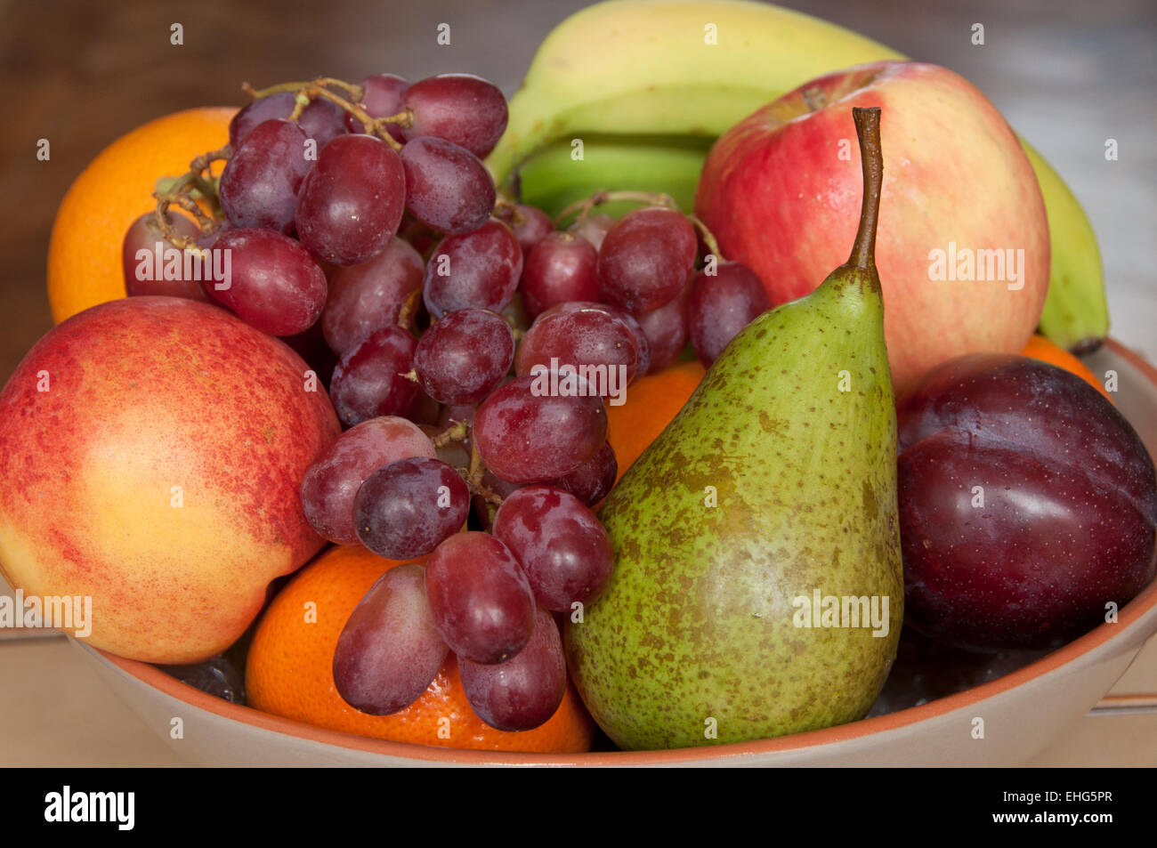 Bowl of Fruit Stock Photo Alamy