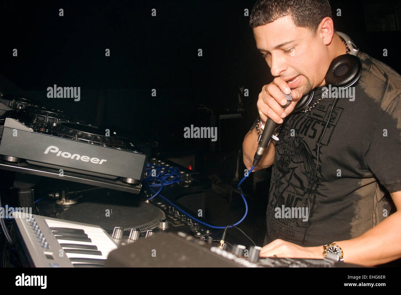 DJ Nelson at La Bomba London Stock Photo - Alamy