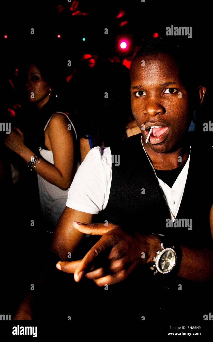 Cool guy dancing at La Bomba London Stock Photo - Alamy