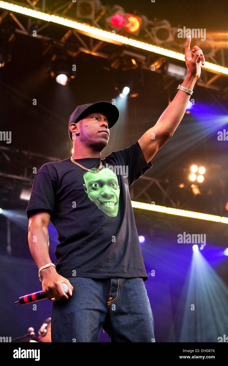 Dizzee Rascal Scotland Dizzee Rascal live at Rockness Festival at Dores near Inverness in ...