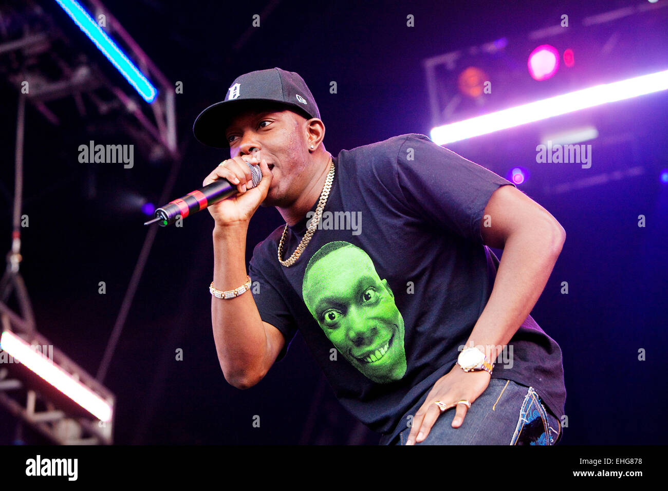 Dizzee Rascal Scotland Dizzee Rascal live at Rockness Festival at Dores near Inverness in ...