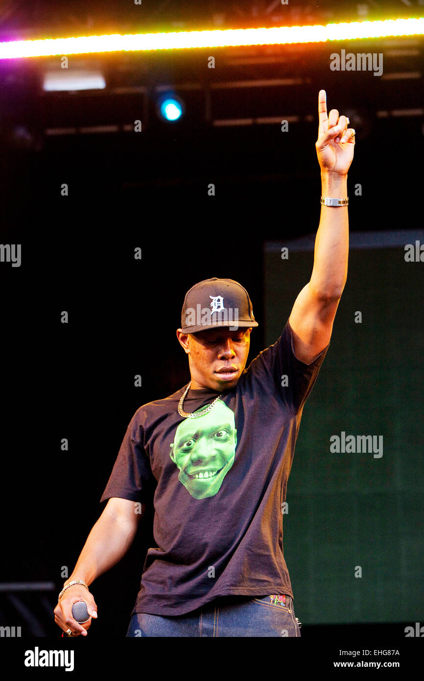 Dizzee Rascal Scotland Dizzee Rascal live at Rockness Festival at Dores near Inverness in ...