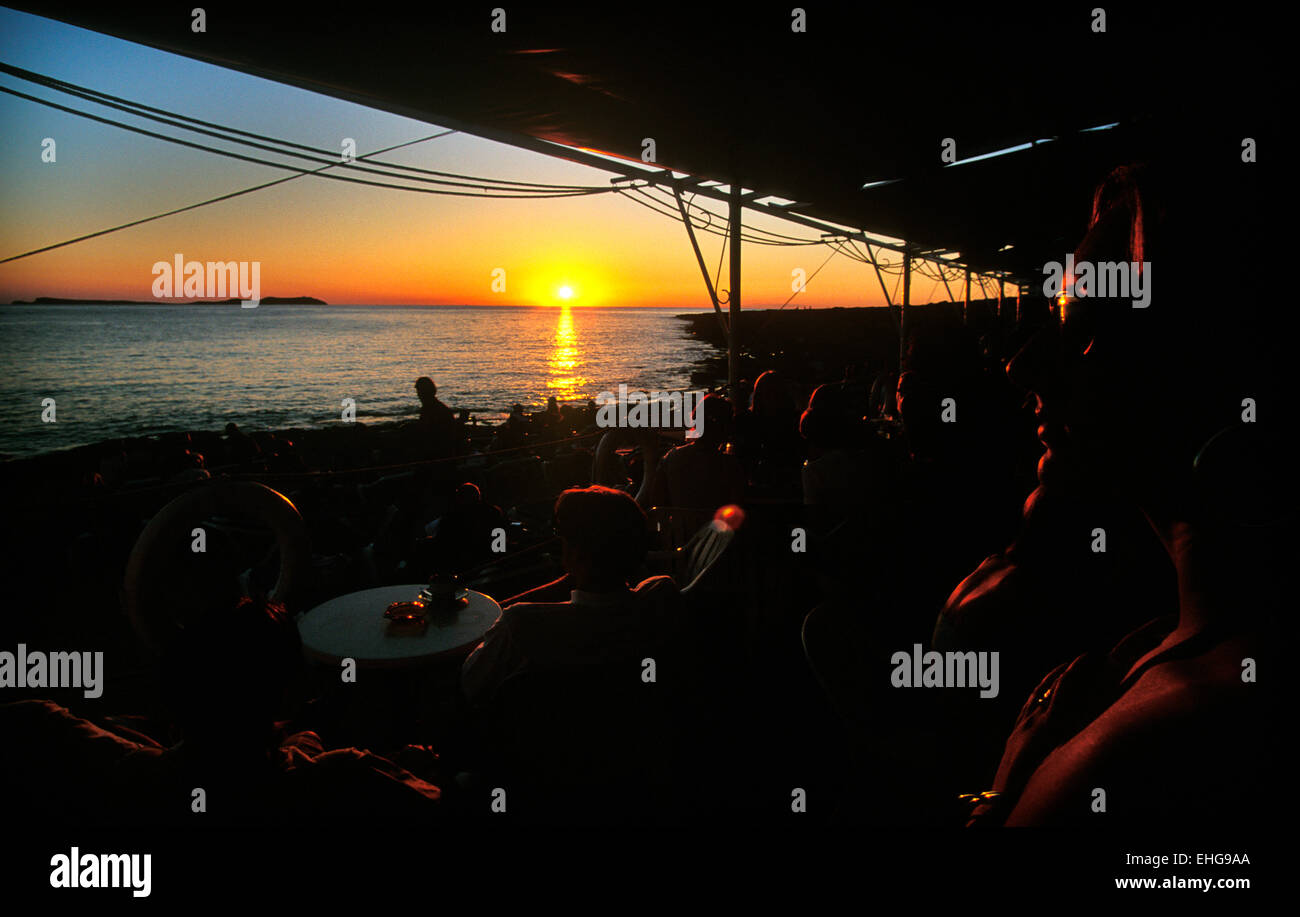 Sunset at Cafe del Mar in 1997 Stock Photo Alamy Sunset at Cafe del Mar in 1997 Stock Photo Alamy