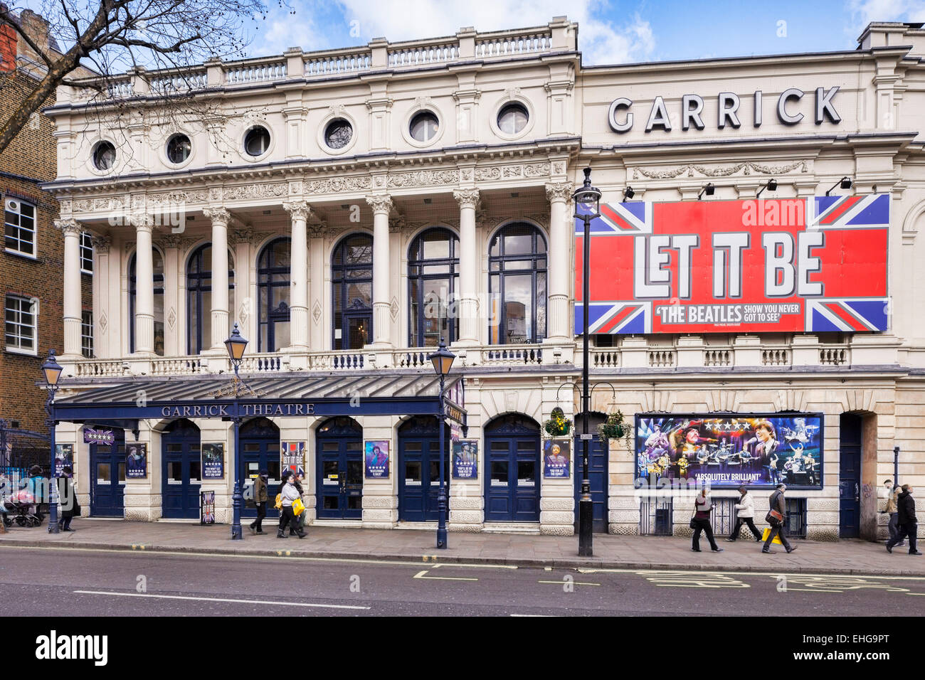 The Garrick Theatre, Charing Cross Road, London Stock Photo