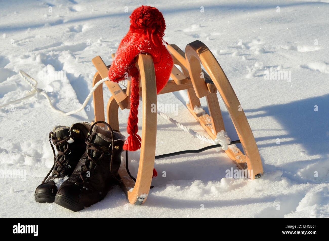 Jan Eichhorn, Rodler Feature mit Rennschlitten, Wintersport, Rodeln Stock  Photo - Alamy