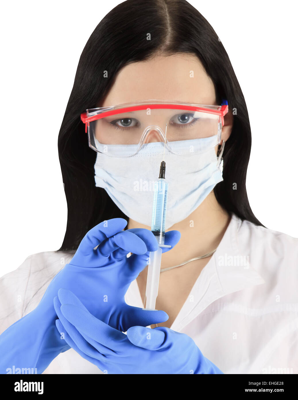 Nurse with mask hi-res stock photography and images - Alamy