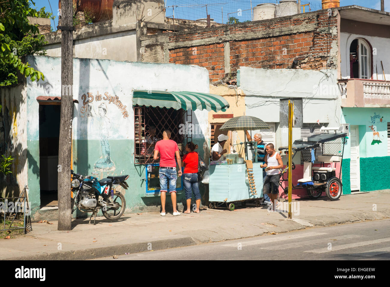 Cuba Santa Clara cafe cafeteria biscuits cookies coffee fast food shop ...