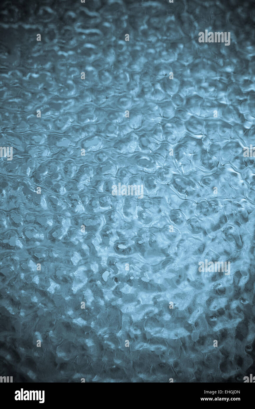 Frost on glass Stock Photo