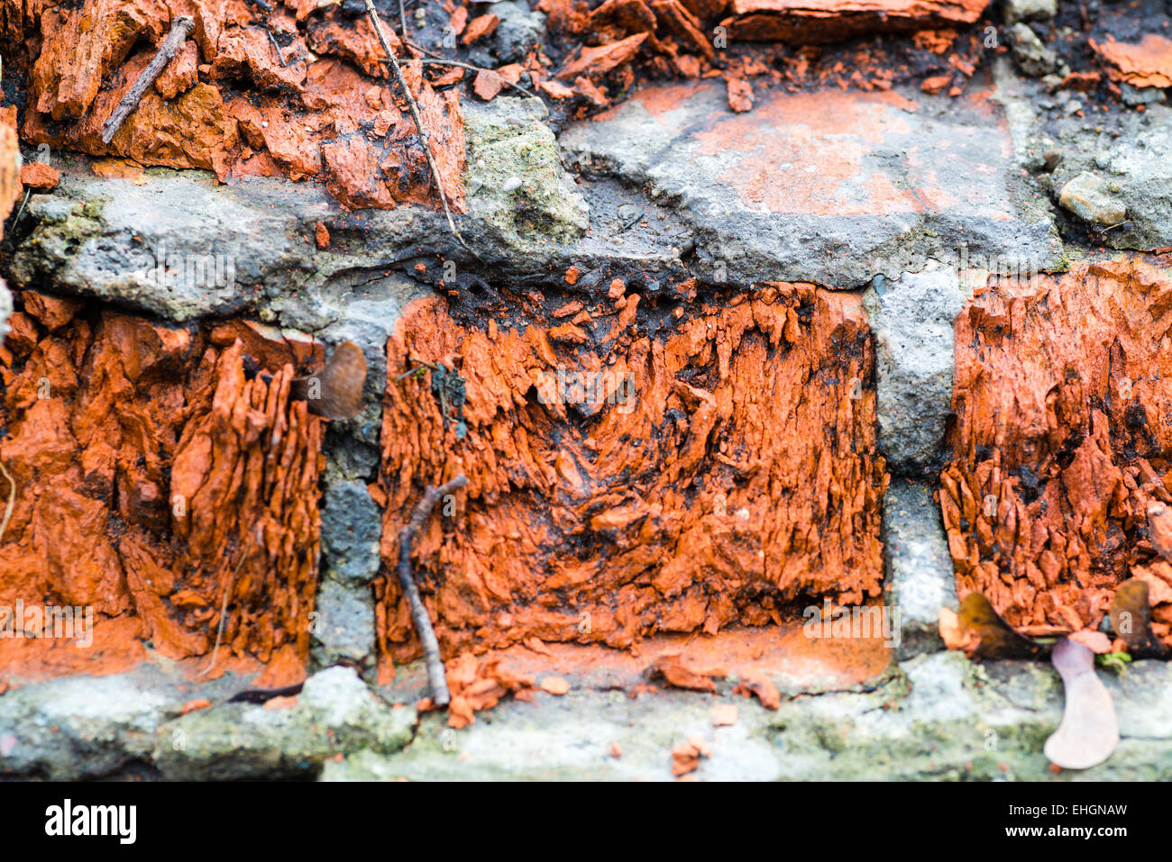 Background of old brick wall texture Stock Photo - Alamy