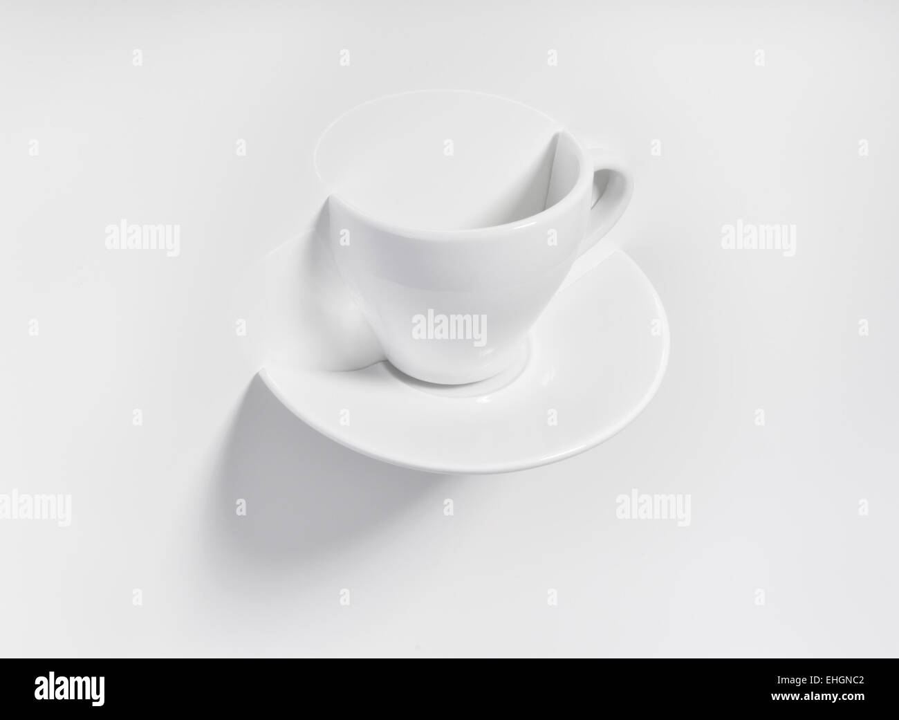 Half a cup Stock Photo - Alamy