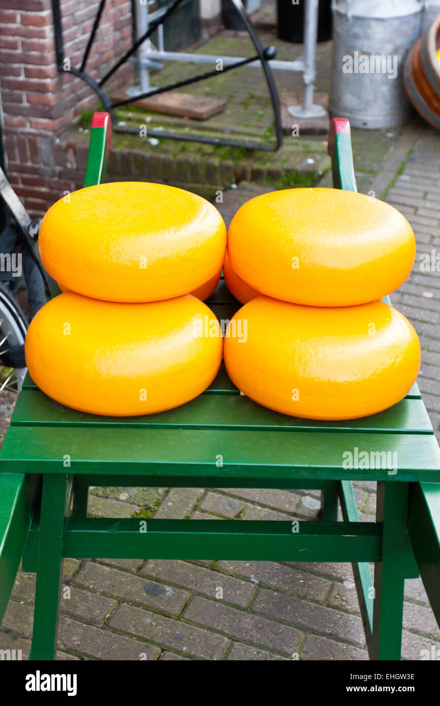 Cheese in the Netherlands Stock Photo